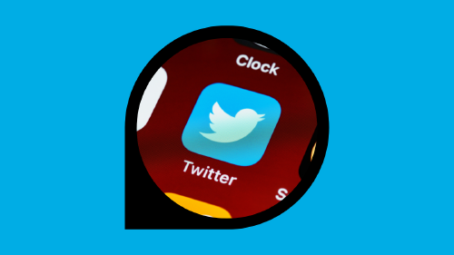 App Twitter en móvil 